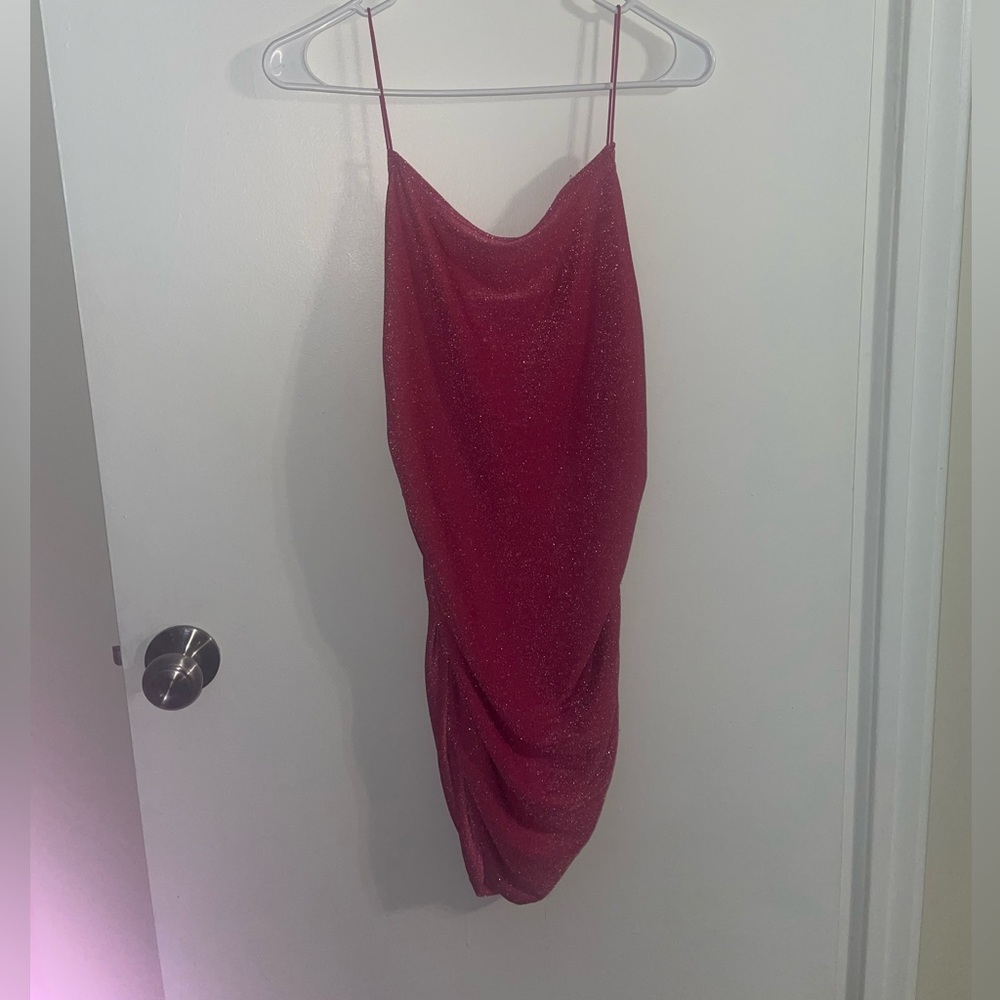 pink sparkly dress!